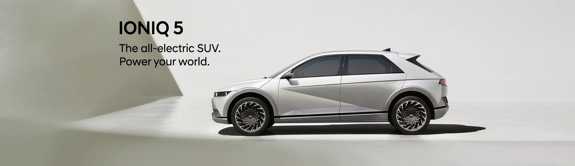 The all-electric SUV. Power your world.